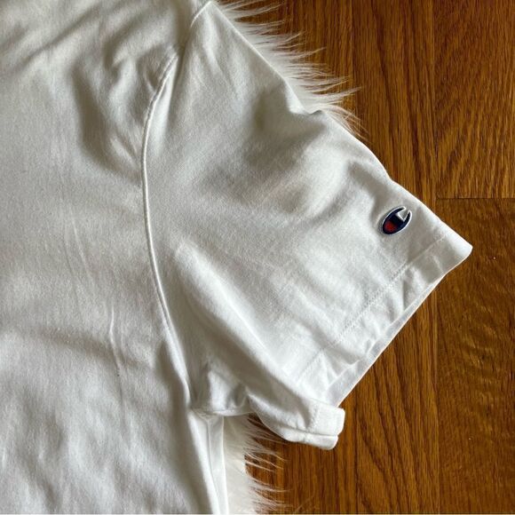 New Champion Short Sleeve Orange and White Tee Large Tall - Picture 2 of 5